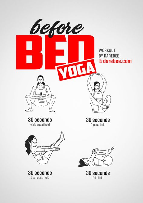 Bedtime Workout, Yoga Before Bed, Bed Yoga, Before Bed Workout, Bed Workout, Easy Yoga Workouts, Restorative Yoga, Workout Regimen, Easy Yoga