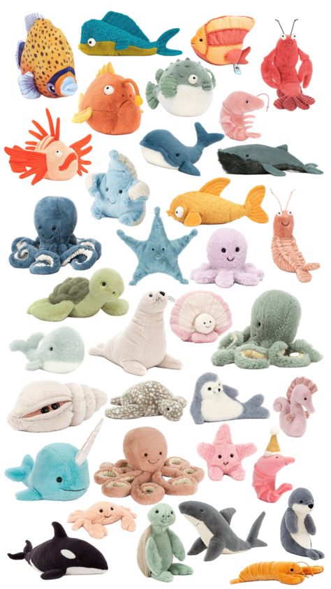 Surf Room Decor, Ocean Room Decor, Beachy Room Decor, Ocean Themed Bedroom, Beach Room Decor, Ideas Habitaciones, Surf Room, Jelly Cat, Jellycat Stuffed Animals