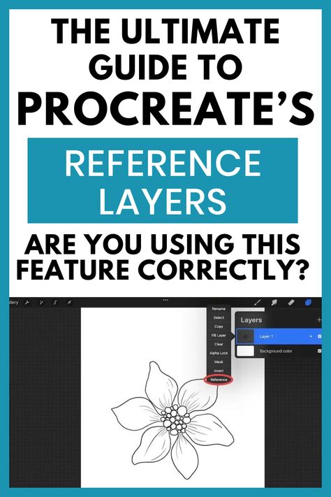 How to Use Procreate's Reference Layers! Procreate Tutorial! Using reference layers in Procreate are so helpful for creating digital art, but they are often overlooked. In this Procreate lesson, learn how to use reference layers to make your digital art pop. Whether you're a beginner looking for Procreate lessons, or an advanced user looking for Procreate tips and tricks, this Procreate technique will make you want to grab your iPad to create some digital art! Ipad Art Tutorials, Procreate Cheat Sheet, Procreate Ipad Tutorials For Beginners, How To Use Procreate, Procreate Tips And Tricks, Procreate Beginner Tutorials, Procreate Techniques, Procreate Lessons, Layers In Procreate