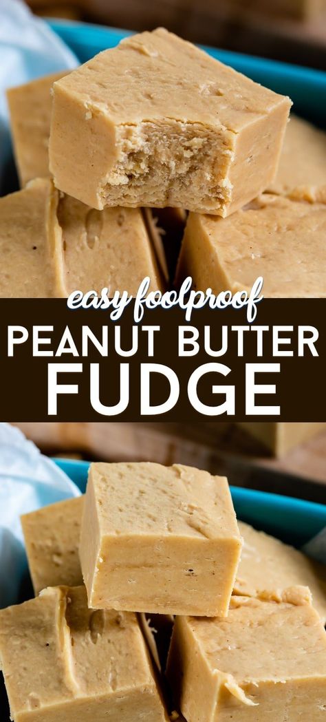 Make EASY Peanut Butter Fudge with Marhsmallow Cream! This old fashioned fudge has 4 ingredients and is made with fluff for a soft and delicious foolproof peanut butter fudge recipe. Best Peanut Butter Fudge, Peanut Butter White Chocolate, Butter Fudge Recipe, Old Fashioned Fudge, Pumpkin Fudge, Peanut Butter Fudge Recipe, Peanut Butter Fudge Easy, White Chocolate Fudge, Fudge Recipes Easy