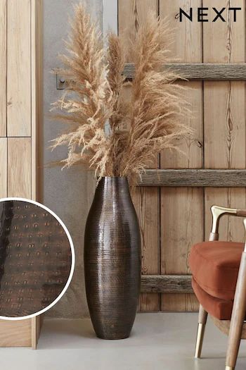 Autumn Decorations | Autumn Home Decor | Next UK Large Floor Vase Decor, Floor Vase Arrangement, Floor Vase Decor, Tall Flower Vase, Large Floor Vase, Tall Floor Vases, Large Ceramic Vase, Big Vases, Copper Decor