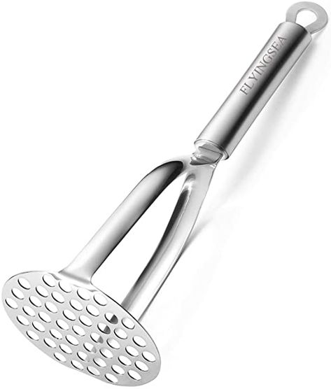 FLYINGSEA Potato Masher,Professional 18-10 Stainless Steel Potato Masher,Garlic Press,Cooking and Kitchen Gadget. (Two-sided) Ricers, How To Make Guacamole, Potato Ricer, Must Have Kitchen Gadgets, Best Beans, Strong And Healthy, Potato Masher, Mashed Potato Recipes, Foodie Friends