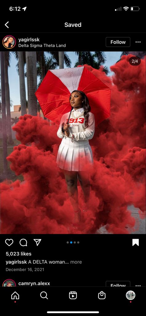 Graduation Outfit Ideas Photoshoot, Delta Sigma Theta Sorority Photoshoot Ideas, Delta Outfit Ideas, Delta Sigma Theta Poses, Dst Graduation Pictures, Delta Photoshoot Ideas, Delta Graduation Pictures, Delta Sigma Theta Graduation Pictures, Outfit Ideas Red And Black