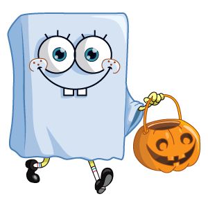 Halloween SpongeBob Ghost Sticker. #ghost #cartoon #SpongeBob #Halloween Halloween Spongebob, Spongebob Stickers, Spongebob Gary, Spongebob Halloween, Spongebob Birthday Party, Spongebob Painting, سبونج بوب, Spongebob Party, Spongebob Birthday