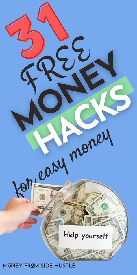 Learn about best free money hacks to make easy money online. Free Money Now, Quick Ways To Make Money, Business Ideas For Women Startups, Life Reset, Make Easy Money Online, Text Codes, Money Flow, Saving Money Chart, Hack Free Money