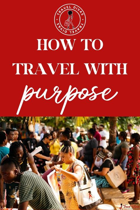 Discover the transformative power of self-care and service while traveling! The Travel Divas' blog post unveils how you can travel with purpose. Learn how to prioritize self-care, embrace meaningful experiences, and make a positive impact on the communities you visit. Find inspiration on integrating service into your travels, fostering personal growth, and creating lasting memories. Embark on a journey of self-discovery and contribute to the world through purposeful travel Travel With Purpose, How To Prioritize, Solo Travel Destinations, Cuba Travel, Serving Others, Slow Travel, Meeting New Friends, Black Travel, Travel Companies