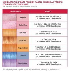 Pastels the Matrix way Rose Gold Formula, Blue Tips Hair, Peach Hair Color, Matrix Hair Color, Peach Hair Colors, Matrix Hair, Colored Hair Tips, Matrix Color, Peach Hair