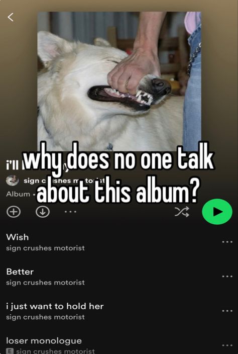 #signscrushmotorist #whisper #better Bands To Listen To, Sign Crushes Motorist Album Cover, Liam Mccay, Sign Crushes Motorist, Music Jokes, Music Nerd, Song Suggestions, Song Recommendations, Music Recommendations