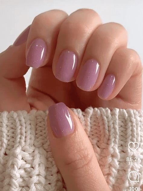 45+ Elegant Milky White Nails With a Korean Minimalist Vibe | The KA Edit Nails Subtle, Mauve Nail Polish, Beige Nails Design, Light Purple Nails, Purple Ombre Nails, Pink Nail Colors, Mauve Nails, Subtle Nails, Korean Nails