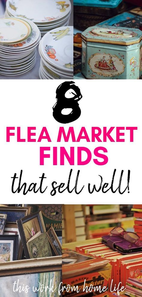 Flea Market Flip Ideas, Hgtv Flea Market Flip, Flea Market Selling, Brimfield Flea Market, Thrift Store Flips, Money Vintage, Diy Thrift Store Crafts, Flea Market Booth, Flip Ideas