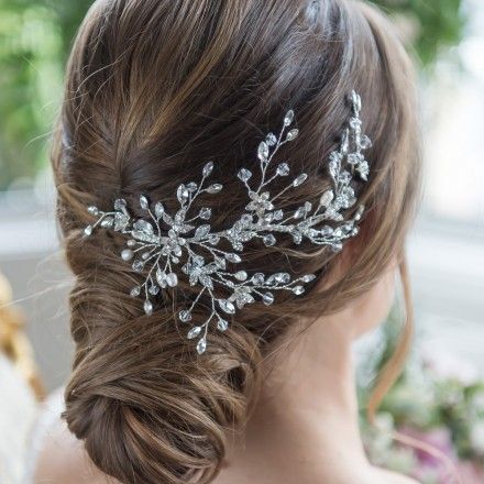 Beautiful Wedding Hair, Winter Wedding Hair, Bridal Hair Headpiece, Bridal Hair Jewelry, Bridal Hair Clip, Wedding Hair Clips, Bridal Hair Vine, Floral Headpiece, Wedding Hair Pieces