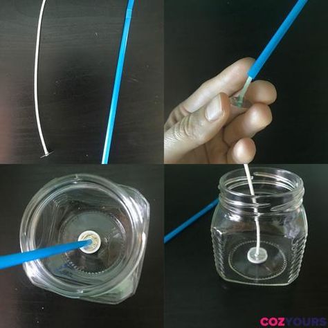 The Easiest Way to Put Your Wicks to the Bottom of Jars! Homemade Candle Wick, Diy Candle Wick, How To Make Metal, Wick Tabs, Homemade Candle, Diy Candles Homemade, Make Candles, Candle Wicks, Candle Making Wax