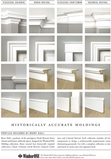 Easy Crown Molding, Baseboard Styles, Baseboard Trim, House Trim, Trim Work, Hus Inspiration, Window Trim, Wood Trim, Interior Trim