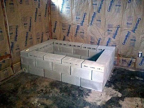 Roman Tub build thread - Ceramic Tile Advice Forums - John Bridge Ceramic Tile Diy Tile Bathtub, Roman Tub Ideas, Diy Bathtub Tile, Diy Concrete Bathtub, Cement Bathtub, Roman Bathtub, Custom Bathtub, Concrete Bathtub, Sunken Tub