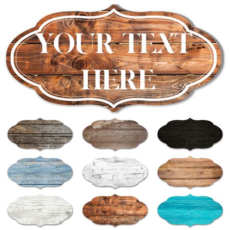 PRICES MAY VARY. 【FREE CUSTOMIZATION】Click on "Customize Now" button. Then, you can choose different colors of wood underlay, after which you can choose your favorite font for customization. 【UV PRINTING】The wood is light in weight, easy to see and looks beautiful. The vintage style wood sign displays well in your home and your friend's home. 【DURABLE】The wood is durable and weatherproof, does not fade and can withstand wear and tear. 【PRESENT】For your friends and family ,or as a holiday gift, b Kitchen Rustic, Carved Signs, Carved Wood Signs, Custom Wooden Signs, Antique Signs, Favorite Fonts, Decorative Wood, Sign Display, Custom Wood Signs