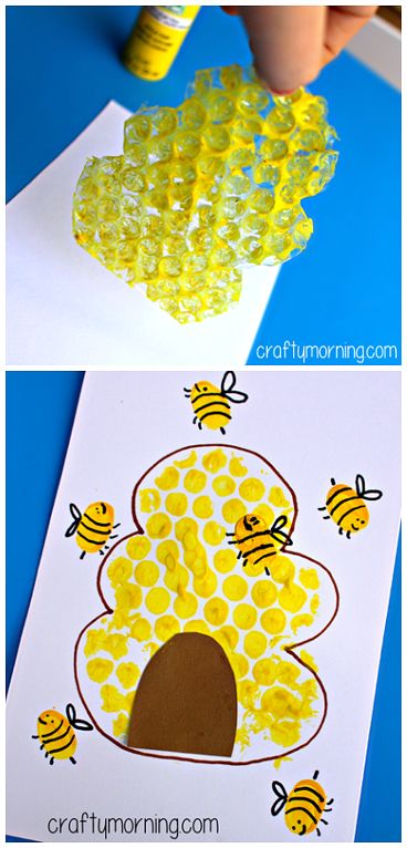 Insects And Spiders Preschool Activities, Bee Art Project, Aktiviti Tadika, Bee Craft, Kraftangan Prasekolah, Bee Crafts For Kids, Theme Preschool, Insects Theme, Skirt Diy