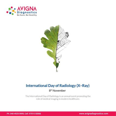 The International Day of Radiology is an annual event promoting the role of medical imaging in modern healthcare.  #InternationalDayRadiology #Radiology #Healthcare #IDOR #XRay #MedicalImaging International Radiology Day, International Day Of Radiology, Radiology Day, Medical Imaging, International Day, Radiology, Creative Ads, X Ray, Health Care