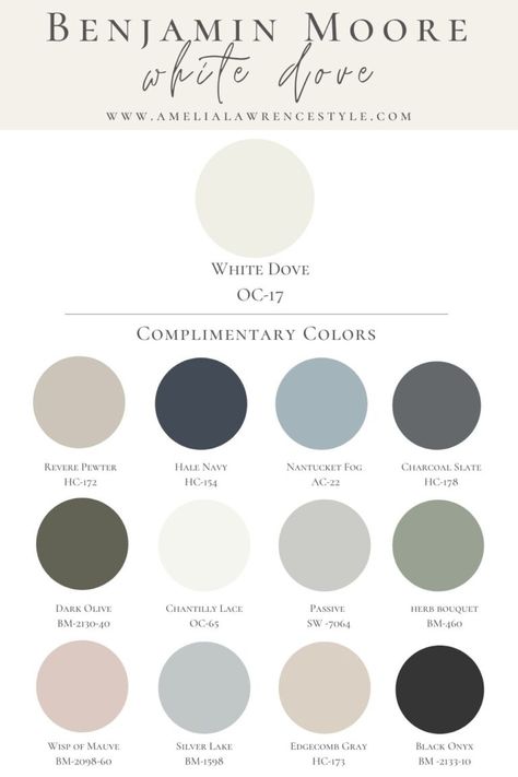 Intellectual Gray Color Palettes, Bm Iced Marble Paint, Popular Color Palettes Interior Design, Elegant Home Paint Colors, Modern Classic Color Scheme, Bungalow Color Palette, Benjamin Moore Mineral Alloy, Benjamin Moore Color Pallets, Mcgee And Co Color Palette