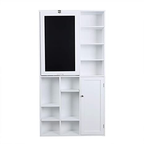 White Floating Desk, Wall Mounted Computer Desk, Large Storage Cabinet, Convertible Desk, Fold Out Desk, Solid Wood Armoire, White Writing Desk, Fold Down Desk, Solid Wood Design