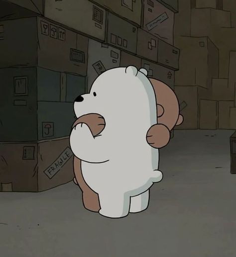 Ice Bear We Bare Bears, We Bare Bears Wallpapers, Haiwan Lucu, Ice Bears, Cute Panda Wallpaper, We Bear, Cartoon Profile Pictures, We Bare Bears, Bare Bears