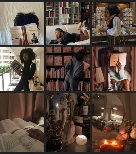 Black women reading books , black women in dark academia aesthetic Dark Academia Aesthetic Outfit Black Women, Afro Academia Aesthetic, African American Dark Academia, Bipoc Academia Aesthetic, Afro Dark Academia, Light Academia Aesthetic Black Women, Studying Aesthetic Black Women, Educated Black Woman Aesthetic, Autumn Aesthetic Black Women