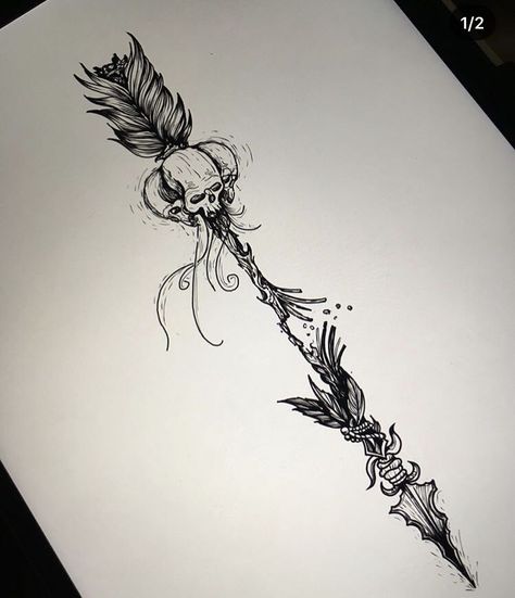 Daffodil Tattoo, Scary Tattoos, More Tattoo, Muster Tattoos, Joker Tattoo, Norse Tattoo, Geniale Tattoos, Simple Tattoo, Tattoo Style Drawings