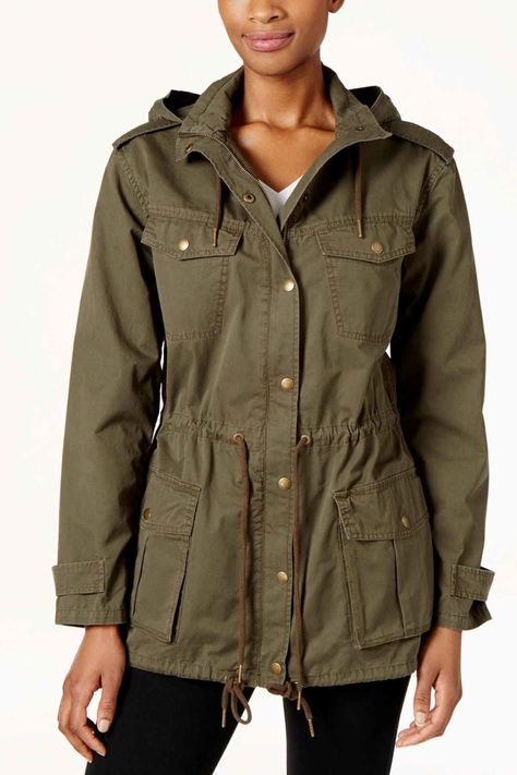 Lightweight Jackets For Women, Jackets For Spring, Parka Women, Spring Wear, Military Style Jackets, Duffle Coat, Hooded Parka, Anorak Jacket, Spring Jackets