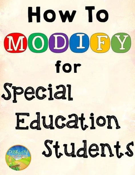 Supporting kids with special needs works best when both regular education and special education staff work together. That's why it is helpful for all teachers to understand how they can modify and accommodate for students in their classrooms. For newer teachers, learning that you need to modify work Middle School Special Education, Sped Classroom, Co Teaching, Special Education Elementary, Teaching Special Education, Learning Support, Special Education Resources, Sped Teacher, Special Education Students