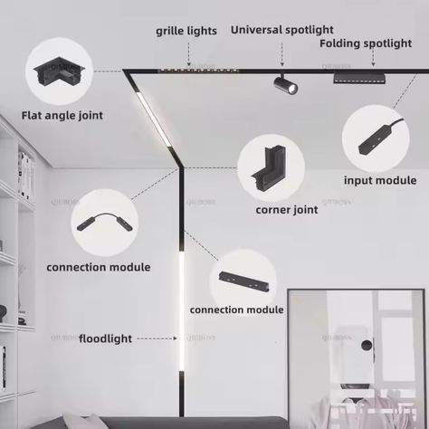 Smart Magnetic Track Rail Light System Modern Flexible Fixture LED Spotlight DC48V Ceiling Indoor Light Smart Home Lamp Living ❤️💯☺️ Size: All sizes are available ✨ Dm For Price 💯 & Order yours Today 😊 Send A Dm, Call/WhatsApp Us 09015994144 Payment on the delivery is only in LAGOS 💯 We Deliver nationwide 🌍📦 (Same-day delivery within Lagos, & 24-72hrs interstates) #everyone #interiordesignstudio #interiordesign #interiordesigner #homedecor #architecture #homedesign #interiordesigngoals ... Ceiling Track Light, Track Lamp, Home Lamp, Light System, Lamp Ceiling, Led Spotlight, Lamps Ceiling, Lighting System, Call Whatsapp