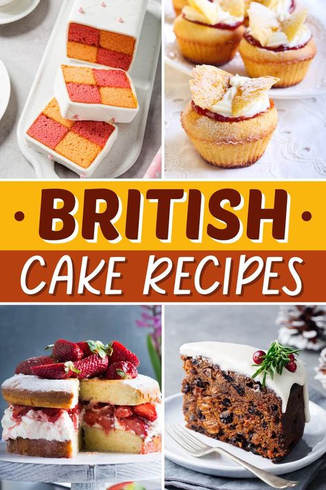 Make Paul Hollywood proud with these stunning British cake recipes. From Victoria sponge to tender Christmas cake, these Bake-Off faves never disappoint. English Cake Recipe, Cake Recipes Uk, British Baking Show Recipes, British Bake Off Recipes, British Cake, Great British Food, Bake Off Recipes, Coffee And Walnut Cake, British Cooking