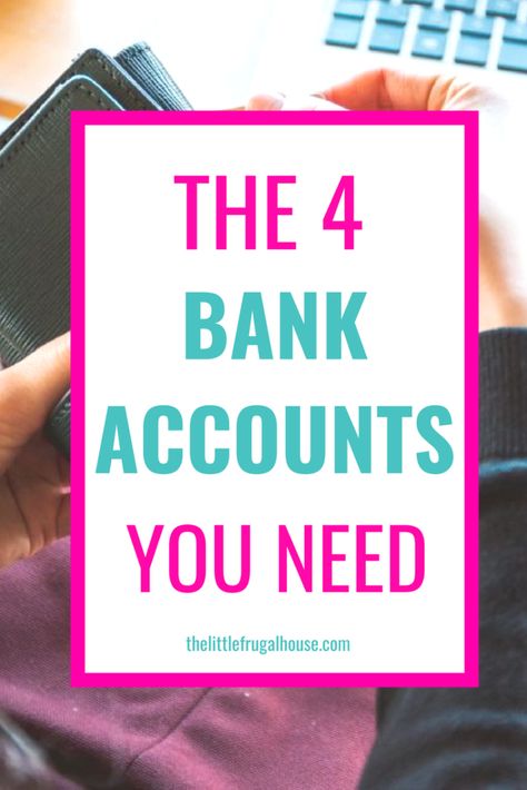 Why You Need At Least 4 Bank Accounts - The Little Frugal House Saving Accounts To Have, Different Savings Accounts, Multiple Bank Accounts, Horror Wallpapers, Womens Issues, Grocery Savings Tips, Money Financial, Comfortable Life, Money Problems