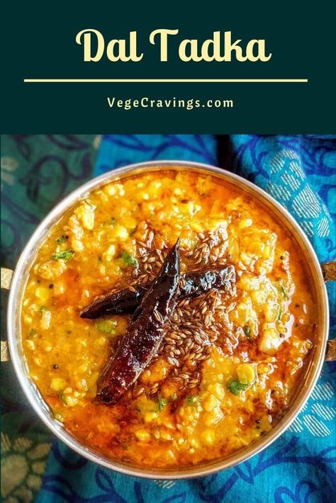 Daal Recipe Indian, Dal Tadka Recipe, Yellow Dal, Tadka Recipe, Dhal Recipe, Dal Tadka, Toor Dal, North Indian Recipes, Lentil Dishes