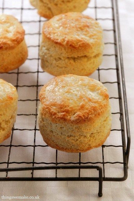 Luxury Scones – Things we make Scones Recipe Uk, Easy Scones, Creme Fraiche Recipes, Scones And Jam, British Scones, Best Scone Recipe, Baking Scones, English Scones, The Milkman