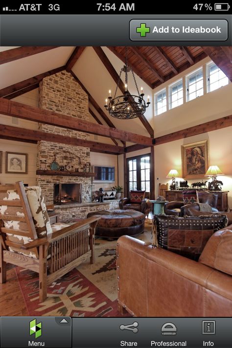 Love this Family room Southwest Interior Design, Southwest Interior, Traditional Family Rooms, Rustic Family Room, Tv Rooms, Western Living Room, Country Cottage Interiors, Traditional Family Room, Living Room Decor Rustic