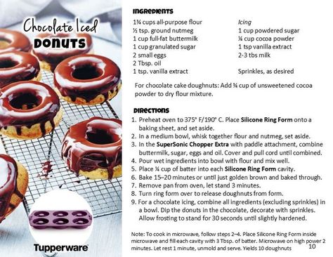 Tupperware Recipes for our Favorite CUSTOMERS | Facebook Tupperware Consultant, Tupperware Recipes, Doughnut Cake, Thermomix Recipes, Beignets, Unsweetened Cocoa, Kitchen Aid, Tupperware, Donuts