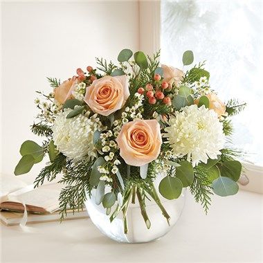 Small Flower Arrangements, Winter Arrangements, Large Flower Arrangements, Fall Floral Arrangements, Flower Vase Arrangements, Flower Arrangements Simple, Glass Bubble, Order Flowers Online, Vase Arrangements