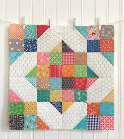 Bee In My Bonnet: Vintage Block Along - Week 29 - Crossroads Block!! Colorful Quilt, Scrappy Quilt Patterns, Bee In My Bonnet, Scrap Quilt Patterns, Scrappy Quilt, Patchwork Quilting, Wall Quilts, Patch Quilt, Scrappy Quilts