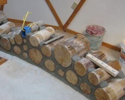 Earthwood building   http://www.cordwoodmasonry.com/ Cordwood Homes, Sheltered Housing, Cord Wood, Wood Building, Fa Fal, Cob House, Earth Homes, Natural Building, Building Techniques