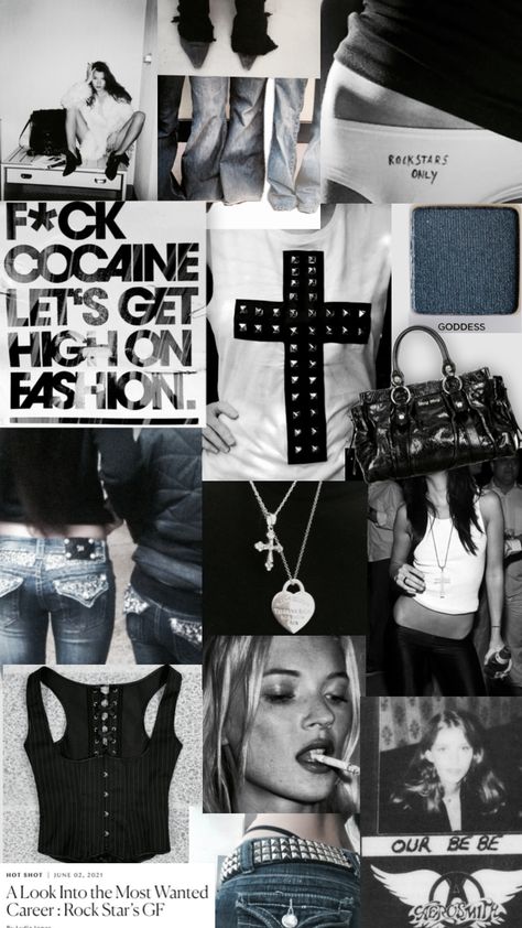 rockstars girlfriend #rockchic #rock #rockstar #denim #jeans #katemoss #model #supermodel #fashion #style #moodboard #outfitinspo Rockstars Girlfriend, Supermodel Fashion, Style Moodboard, Rock Chic, Hot Shots, Kate Moss, Mood Board, Denim Jeans, Let It Be