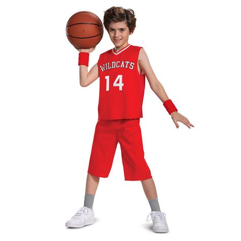 Troy Bolton Halloween Costume, Troy Bolton Costume, Disney Character Outfits, Musical Quotes, Troy Bolton, Wildcats Basketball, Disney Musical, Disney Halloween Costumes, Toy Ideas