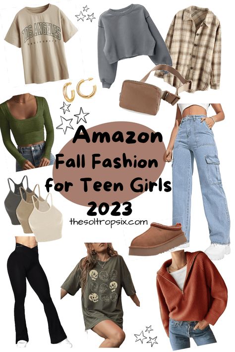 Teen Fashion Outfits 2023, Teen Winter Outfits 2023, Teen Girl Style Clothes, Teen Girl Capsule Wardrobe, Teen Girl Fashion Trends 2023, Teen Trends 2024, Fall Outfits For Teen Girls Cute, Amazon Teen Girl Must Haves, Teen Girl Outfits 2023