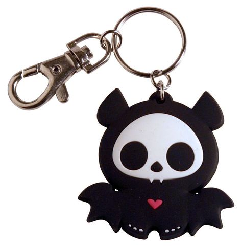 Skelanimals - Diego The Bat PVC Keychain Emo Accessories, Keys Keychain, Cool Keychains, Scene Outfits, Cute Bat, Glow In Dark, Art Impressions, Big Clothes, Cute Keychain