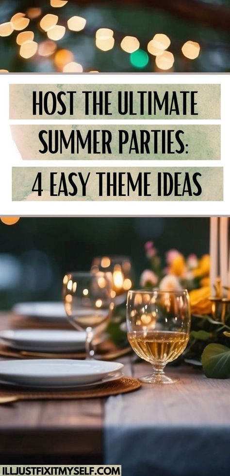 Chic Al Fresco Dining: Summer Dinner Party Inspiration. Summer Gathering Ideas, Outdoor Cocktail Party Ideas, Indoor Summer Party Ideas, Hosting Summer Party, August Dinner Party Ideas, Summer Bbq Theme Party, Fun Summer Party Themes, End Of Summer Party Themes For Adults, Outdoor Dinner Party Ideas Summer Nights Table Settings