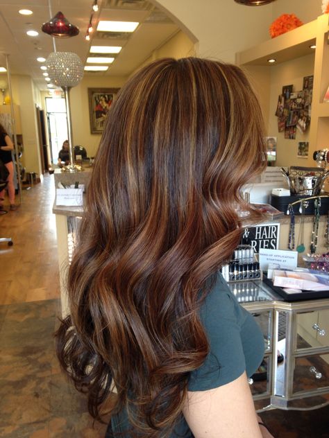 Redish Brown Hair, Best Hair Color Ideas, Cinnamon Hair, Rambut Brunette, Honey Brown Hair, Brown Hair Looks, Best Hair Color, Brown Hair Inspo, Hair Color Caramel