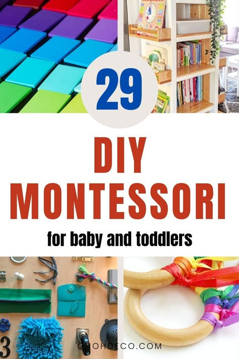 Uncover the secrets of creating engaging and educational Montessori toys on a shoestring budget. This comprehensive guide offers step-by-step instructions, budget-friendly materials, and expert tips to help you foster your child's cognitive, sensory, and motor development through Montessori projects. How To Make Montessori Toys, Diy Montessori Toys 6 Months, Montessori Toys 9-12 Months, Montessori 1 Year Activities, Montessori 9-12 Months, Diy Montessori Toys For 6-9 Months, Diy Baby Toys 6 Months, Homemade Montessori Toys, Montessori Toys 2-3