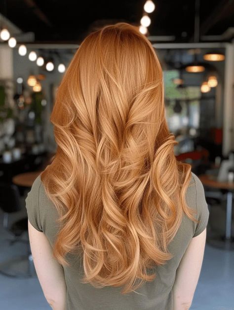 Ginger Hair With Money Piece, Dark Strawberry Blonde Hair, Copper Blonde Hair Color, Dark Strawberry Blonde, Copper Blonde Hair, Light Strawberry Blonde, Hair Color Blonde Highlights, Hair Dressing, Strawberry Blonde Hair Color