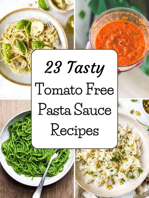 Tomato Free Dinner Recipes, Tomato Less Pasta Sauce, Dairy Free Tomato Free Recipes, Dairy And Tomato Free Pasta Sauce, Meals Without Tomatoes, Non Red Pasta Sauce, Spaghetti No Tomato Sauce, Tomato Free Pasta Recipes, Tomato Free Lasagna Recipe