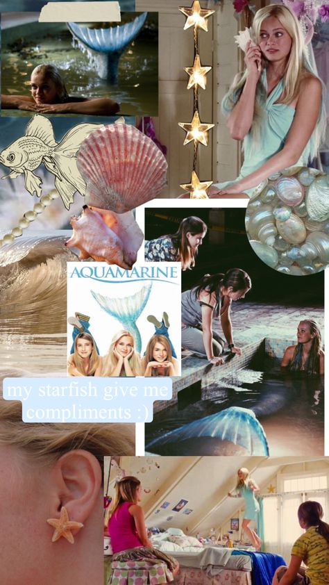 Aqua Marine Aesthetic, Aquamarine Party, Aqua Marine Movie Aesthetic, Aquamarine Movie Wallpaper, Aquamarine 2006 Aesthetic, Aquamarine Costume, Aquamarine Movie Poster, Aquamarine Movie Claire, Aquamarine Movie