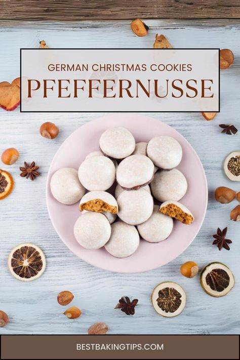 Get ready for holiday baking with Pfeffernusse cookies! 🍪✨ These German treats are packed with spices like anise and cinnamon, delivering a festive flavor punch. Perfect for your Christmas cookie tray! 🎄🌟 #Pfeffernusse #HolidayCookies #ChristmasBaking German Treats, Pfeffernusse Cookies, Christmas Cookie Tray, Anise Cookies, Sour Cream Sugar Cookies, German Christmas Cookies, German Cookies, Xmas Treats, Cookie Tray