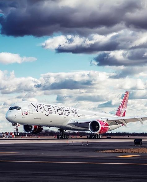 Virgin Atlantic A350-1000, Airbus A350-1000, Airbus A350, Private Plane, Virgin Atlantic, British Aircraft, General Aviation, Jet Engine, Space Galaxy